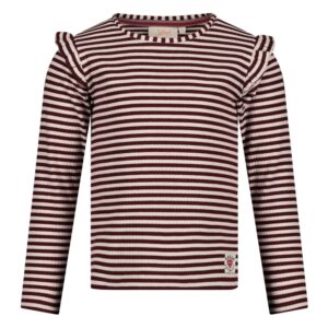 Geripptes Longsleeve Ringel Daily Princess (Bordeaux) – Ansicht 4