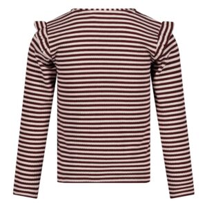 Geripptes Longsleeve Ringel Daily Princess (Bordeaux) – Ansicht 3