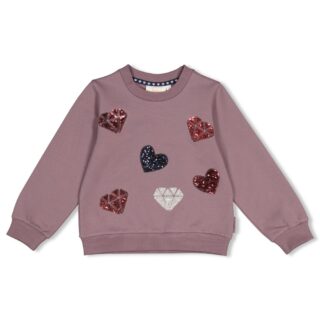 Sweater AOP Daily Princess (Flieder)