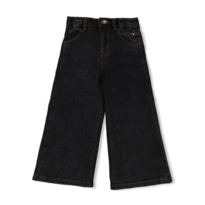 Jeans Wide Leg Winter Denims (Black Denim)