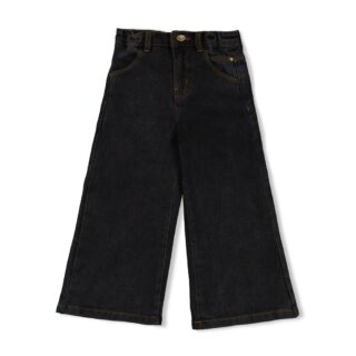 Jeans Wide Leg Winter Denims (Black Denim)