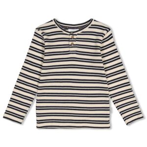 Geripptes Longsleeve Ringel Rock the Earth (Natur)