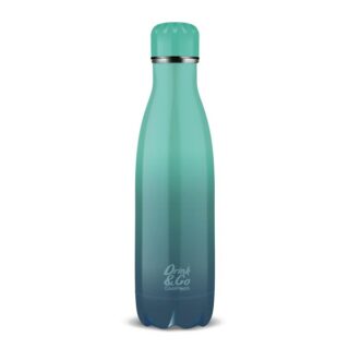 Metall Thermo Flasche 500ml Gradient Blue Lagoon von Coolpack