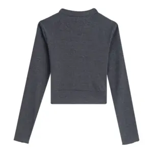 Someone Langarmshirt Raven (Dark Grey Melange)