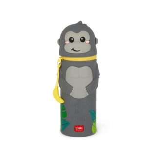 2-in-1 Mäppchen aus Silikon Kawaii (verschiedene Designs) – Gorilla