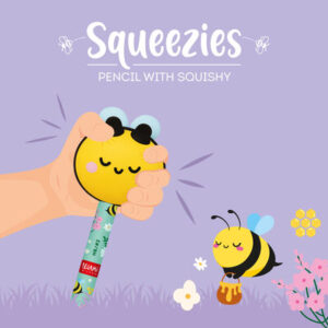 Anti-Stress-Bleistift Squeezies (Biene) – Ansicht 2