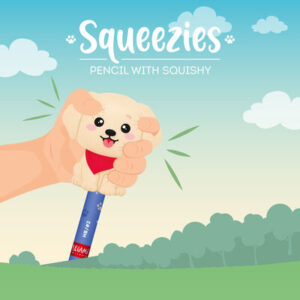 Anti-Stress-Bleistift Squeezies (Golden Retriever) – Ansicht 2
