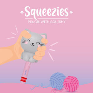 Anti-Stress-Bleistift Squeezies (Kitty) – Ansicht 2