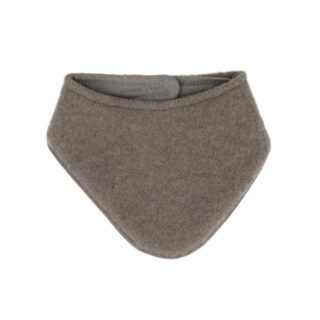 GOTS Baby-Tuch, Wollfleece (braunmeliert) von Maximo