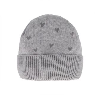 Beanie, Futterstreifen (graumeliert) von Maximo