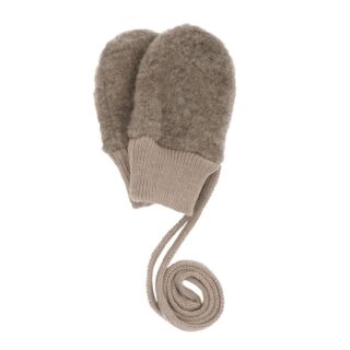 GOTS Fausthandschuhe (braunmeliert) von Maximo