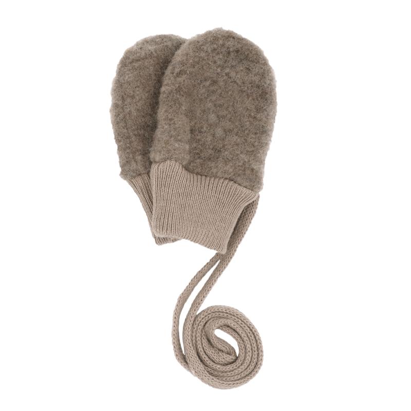 GOTS Fausthandschuhe (braunmeliert) von Maximo GOTS Fausthandschuhe (braunmeliert) von Maximo
