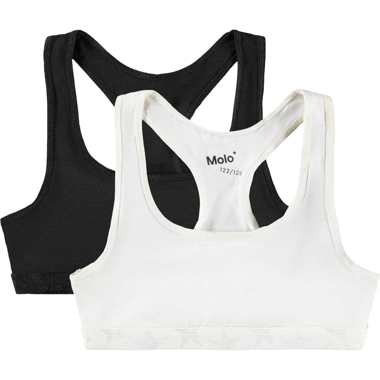 Bralette Jade 2-Pack (Black White) von Molo Bralette Jade 2-Pack (Black White) von Molo