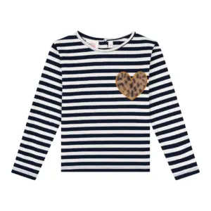 Mini Rebels Langarmshirt Lila (Navy)