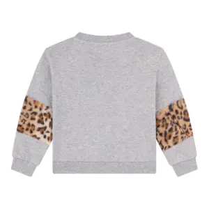 Mini Rebels Sweatshirt Lila (Grey Melange) – Bild 2
