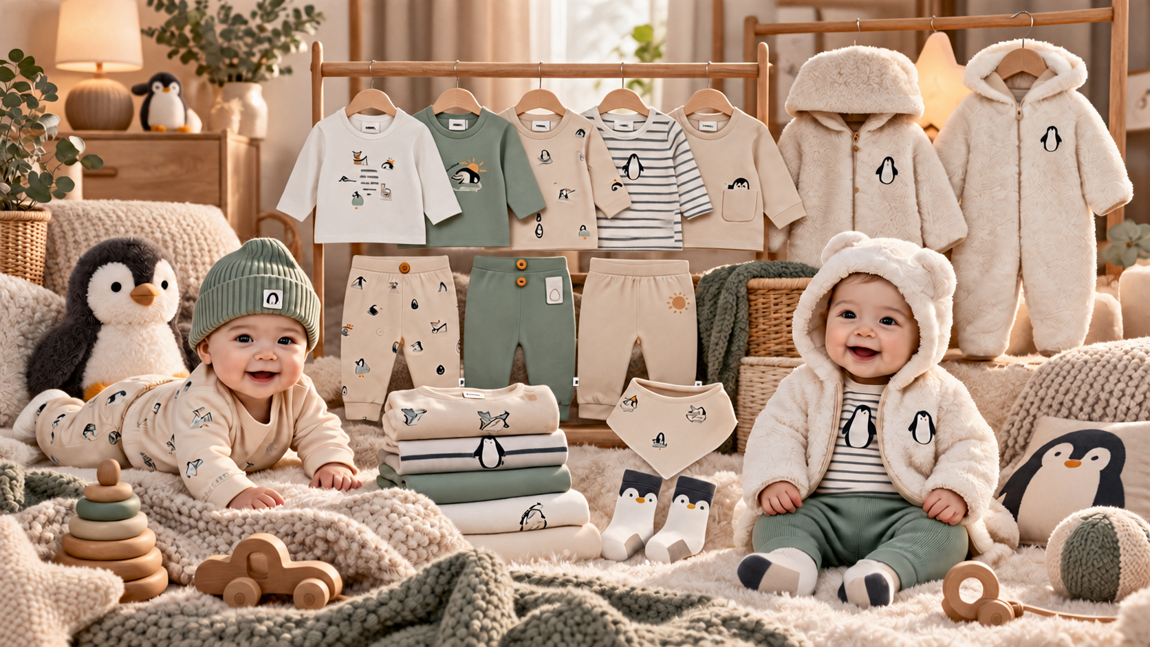 feetje Penguin Cuddles: Niedliche Pinguin-Motive für die kalte Jahreszeit