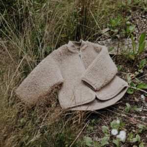 Merinowoll Teddy Jacke | Essential Taupe – Ansicht 5