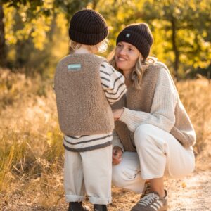 Merino Weste Erwachsene | Essential Taupe – Ansicht 5