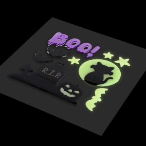 Set mit Gel-Fensteraufklebern "Windo-Glow" (Design 2) von Legami – Ansicht 3