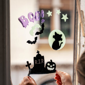 Set mit Gel-Fensteraufklebern "Windo-Glow" (Design 2) von Legami – Ansicht 5