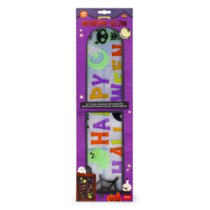 Set mit Gel-Fensteraufklebern "Windo-Glow" (Design 3) von Legami