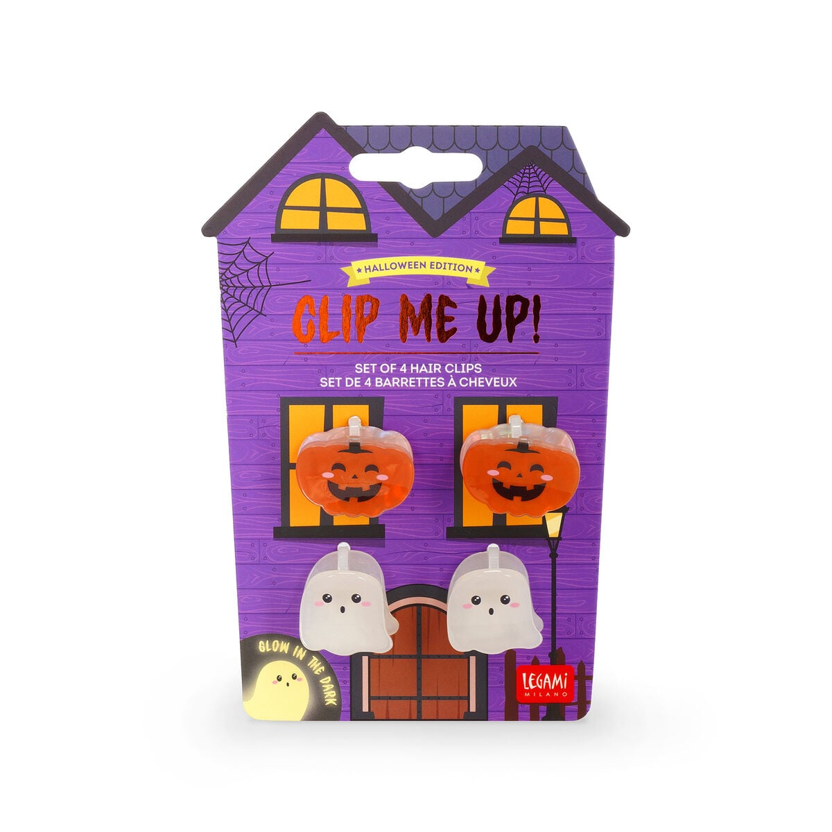 Set mit 4 Mini-Haarclips "Clip Me Up!" von Legami Set mit 4 Mini-Haarclips "Clip Me Up!" von Legami