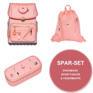 Spar Set Jewellery Box Pink mit Ergomaxx, City Bag & Mäppchen