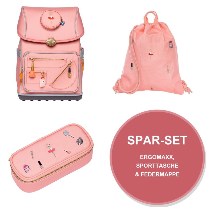 Spar Set Jewellery Box Pink mit Ergomaxx, City Bag & Mäppchen