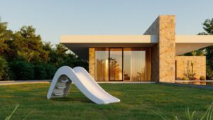 Jupiduu Outdoor Kinderrutsche White Dolphin