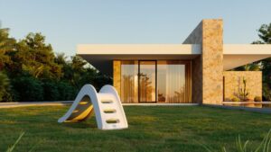 Jupiduu Outdoor Kinderrutsche White Dolphin