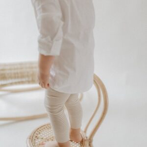 Leggings Stripes aus Bio-Baumwolle von leevje – Ansicht 4