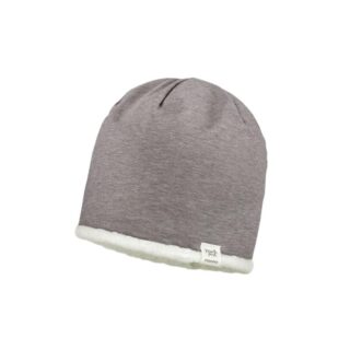 GOTS Mini-Wende-Beanie (kastanie/hellbraunmeliert) von Maximo