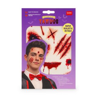 Temporäre Narben-Tattoos "Scar Face" von Legami