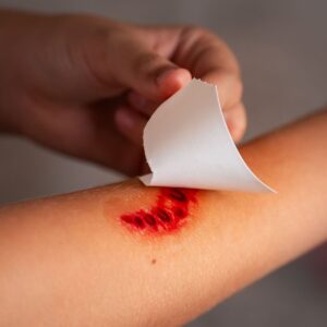 Temporäre Narben-Tattoos "Scar Face" von Legami – Ansicht 5