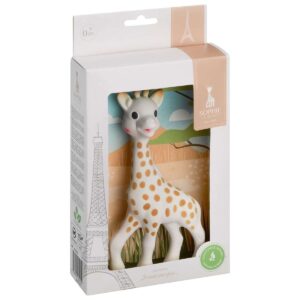 Sophie la girafe im weißen Geschenkkarton (neue Verpackung), Naturkautschuk
