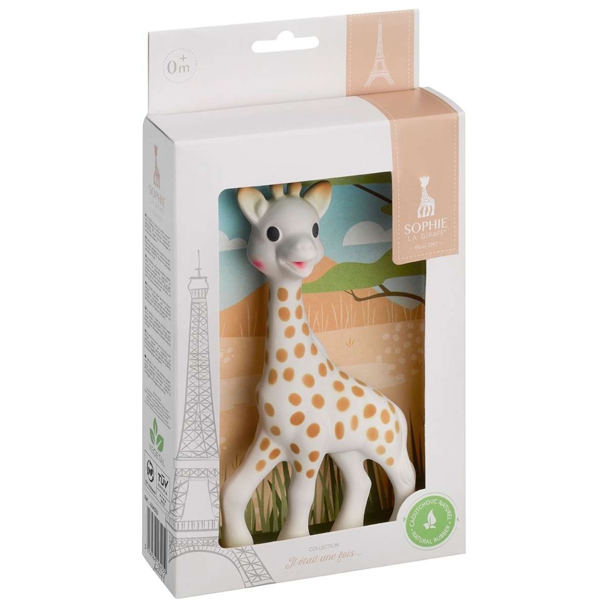 Sophie la girafe im weißen Geschenkkarton (neue Verpackung), Naturkautschuk Sophie la girafe im weißen Geschenkkarton (neue Verpackung), Naturkautschuk