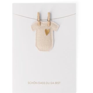 räder Musselinstoffkarte Babybody