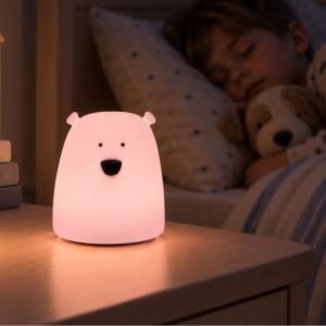 Rabbit & Friends Bärenlampe klein "Small Bear" (Pink) – Ansicht 2