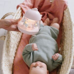 Rabbit & Friends Küken-Lampe mit Spieluhr "Chicklet" (Pink)