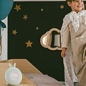 Rabbit & Friends Wake-Up-Lampe mit Wecker "Rabbit" (Grün) – Ansicht 4