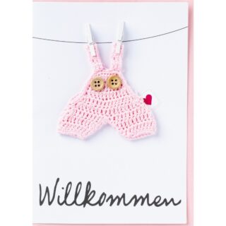 räder Baby welcome Karte "Willkommen"