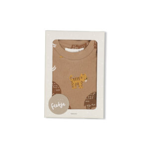 feetje Milo Mammoth Pyjama - Premium Sleepwear (Taupe) – Ansicht 2