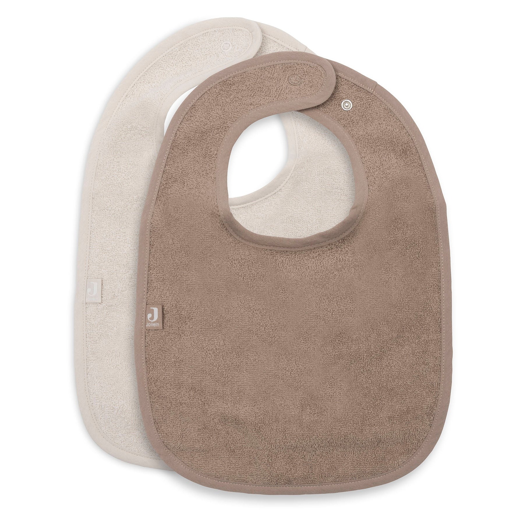 Jollein Lätzchen Frottee 2 Stück (Sand & Milky Coffee) Jollein Lätzchen Frottee 2 Stück (Sand & Milky Coffee)