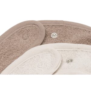 Jollein Lätzchen Frottee 2 Stück (Sand & Milky Coffee) – Ansicht 4