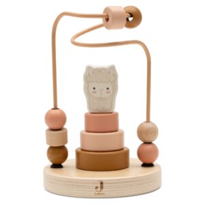 Jollein Aktivitätsspirale aus Holz Jollies (Alpaca Paco)