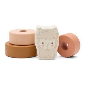 Jollein Aktivitätsspirale aus Holz Jollies (Alpaca Paco) – Ansicht 4