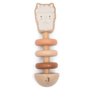 Jollein Holz-Rassel Jollies (Alpaca Paco)