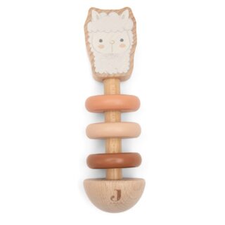 Jollein Holz-Rassel Jollies (Alpaca Paco)