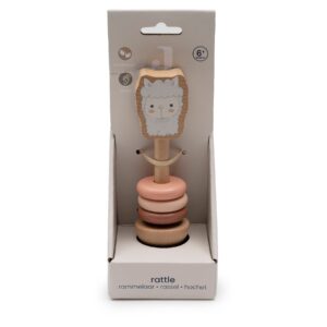 Jollein Holz-Rassel Jollies (Alpaca Paco) – Ansicht 2