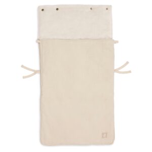 Jollein Fußsack Gruppe 0+ 3/5 Punkte Little Waffle (Sand) – Ansicht 2
